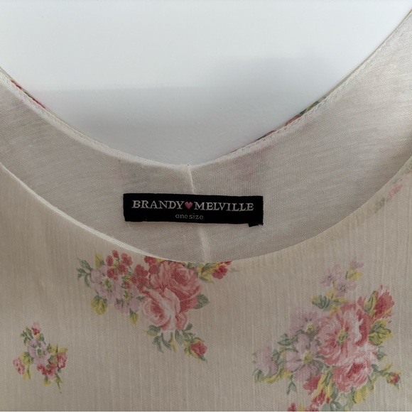 Brandy Melville Floral Lightweight Camisole Dress -Size Small - Picture 2 of 5